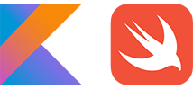Swift and Kotlin logos